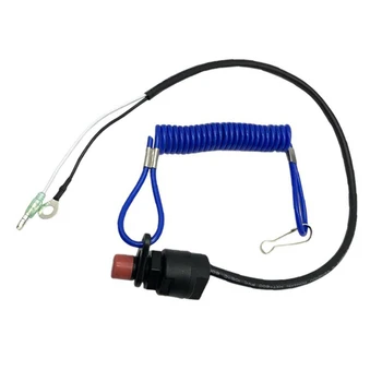 

160 Cm / 63 Inches Outboard Engine/Motor Emergency Cut-Off Switch -Waterproof &includes Lanyard Replacement Accessories
