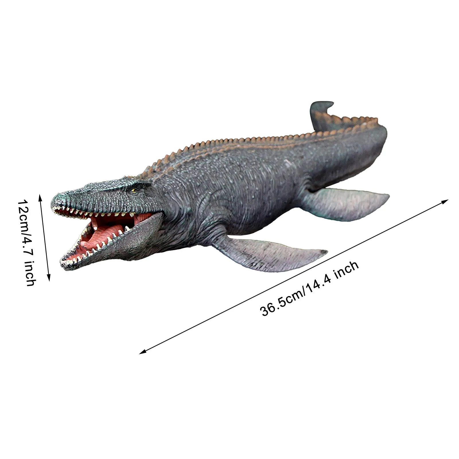 Realistic Large Mosasaurus Model Lifelike Dinosaur Model Figure Playset Creative Personality Decoration Ornaments