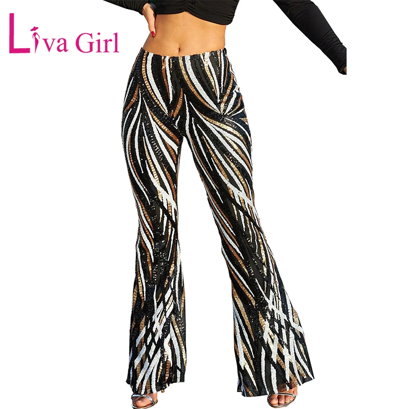 women's kick flare trousers