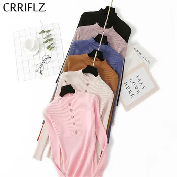 

Computer Knitted Casual Button Pullovers O-neck Solid Full Polyester Regular CRRIFLZ