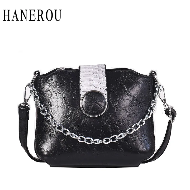 

Luxury Serpentine Pattern Crossbody Bucket Bags For Women Autumn And Winter Handbags Ladies Shoulder Bag Chain Female Totes Bag