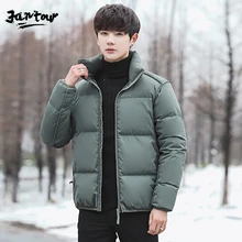 Новые зимние белые пуховики мужские теплые толстые качественные пуховики мужские зимние пуховики мужские Зеленые пуховики