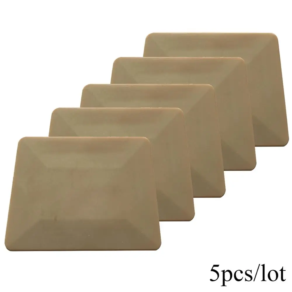 5pcs Trapezoidal Soft Squeegee Double Sides High Quality Professional Car Wrapping Vinyl Film Tools Sign Making Advertising A49 - Цвет: gold 5pcs