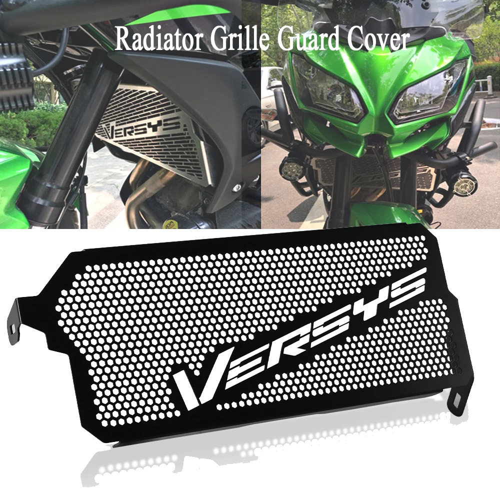 Motorcycle CNC Radiator Guard Protector Grille Grill Cover For Kawasaki Versys 650 VERSYS650 2015 2016 2017 2018 2019 2020 2021