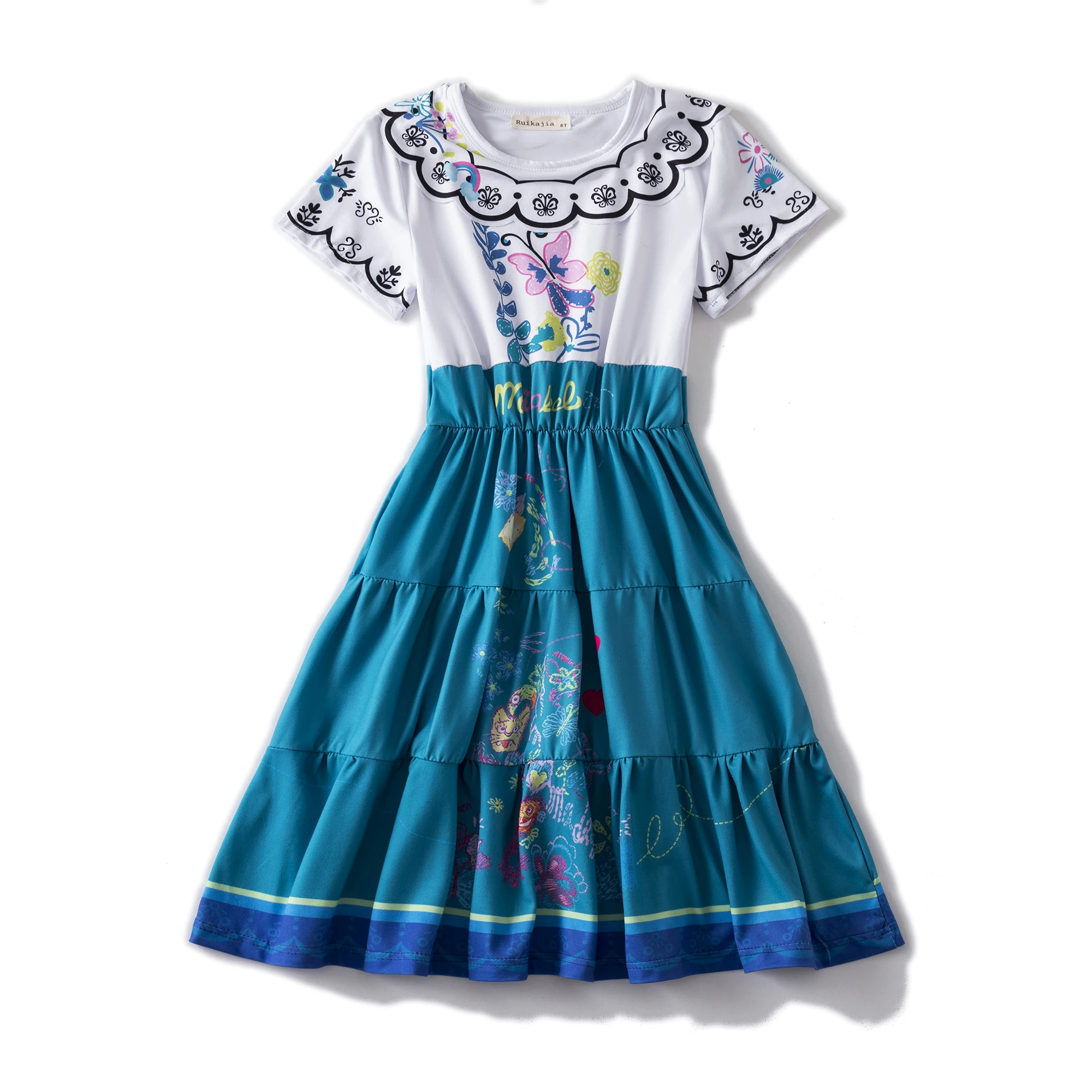 Encanto Dolores Cosplay Costume Dolores Encanto Dress women girls dress kid dress Mirabel Cosplay Costume Encanto Mirabel women baby dresses cheap