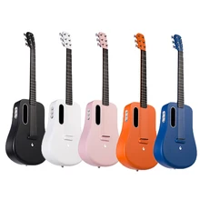 LAVA ME 2 36 дюймов Акустическая Электрогитары высокого качества из углеродного волокна FreeBoost L2 Палочки Обувь На Шнуровке; с сумкой Палочки подарок