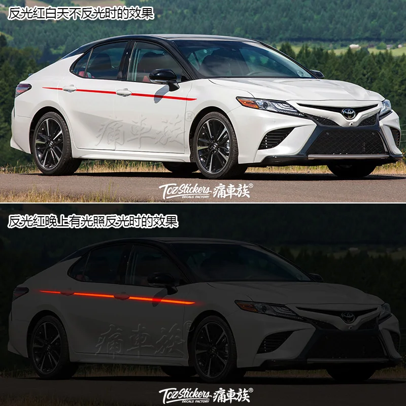 Автомобильная Наклейка для Toyota Camry-, внешняя декоративная наклейка для кузова Camry Sport, внешняя модификация