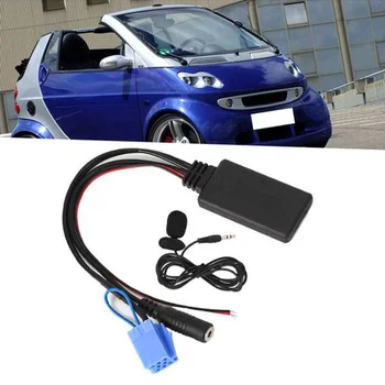 

Wireless Bluetooth AUX Audio Input Cable Microphone 8Pin Adapter For Smart Fortw Bluetooth AUX Cable With Microphone