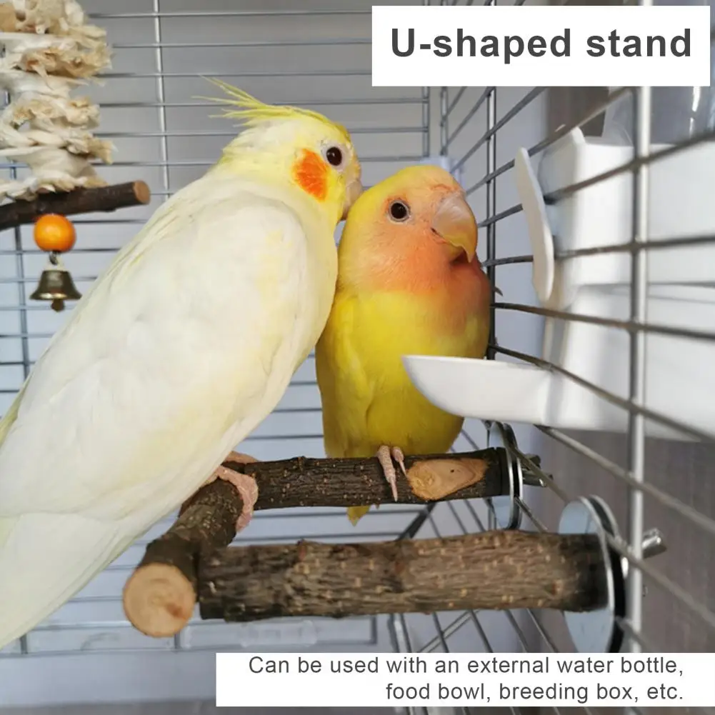 Eco-friendly Parrot Perches Cage Accessories Bird Perch Sticks Stable Structure Natural Wood Parrot Climbing Perches Stands