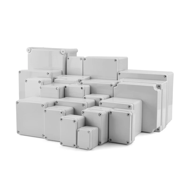

High Quality ABS plastic waterproof monitoring power box IP67 electrical junction box rainproof seal button box DIY connection