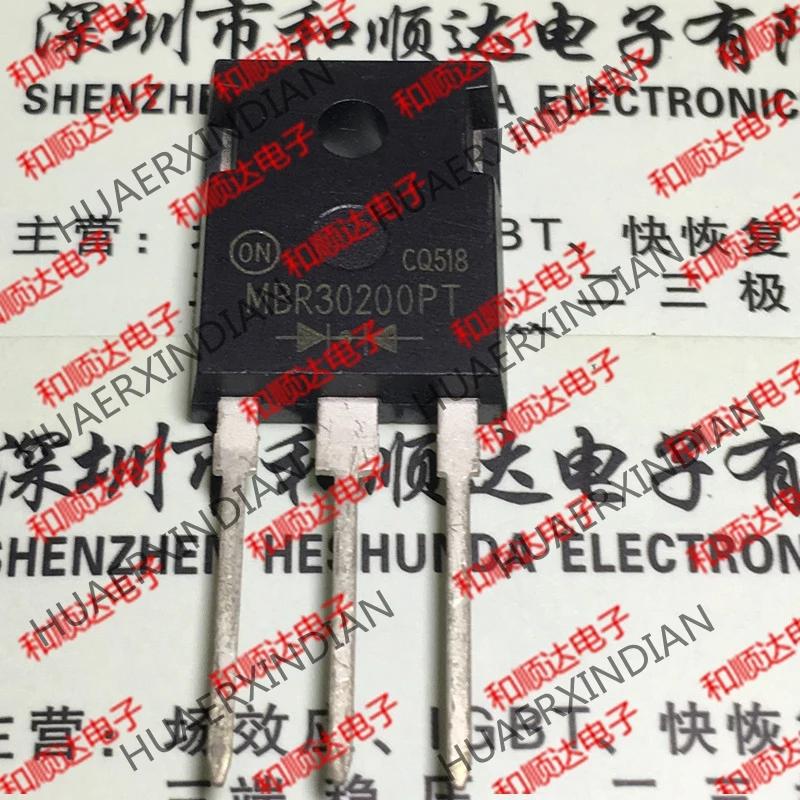 5 шт., новые оригинальные кнопки MBR30200PT-247 200V 30A