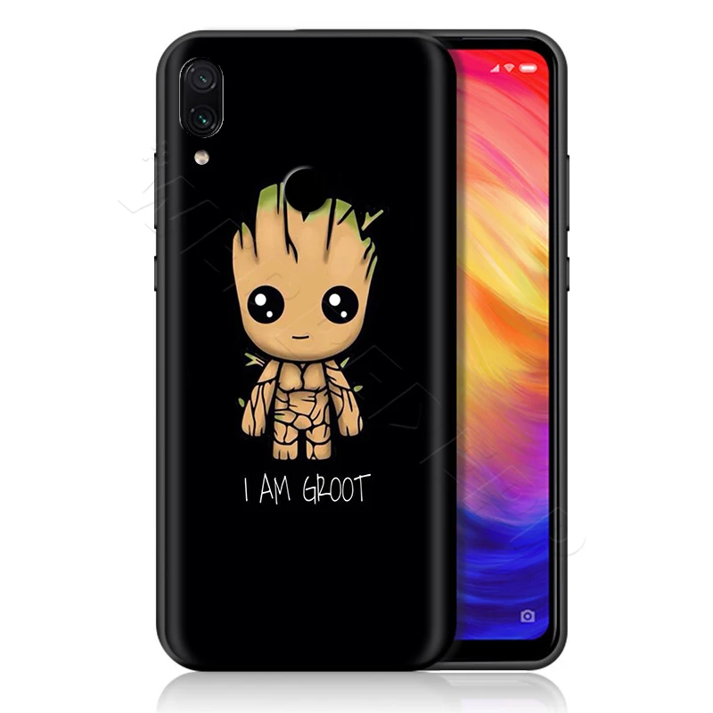 Хранители Groot чехол с принтом Marvel для спортивной камеры Xiao mi Red mi Note 8 mi, возраст 3, 6, 8, 9, A1 A2 A3 8A 6X9 T CC9 Lite SE Pro Max F1 10 - Цвет: 10