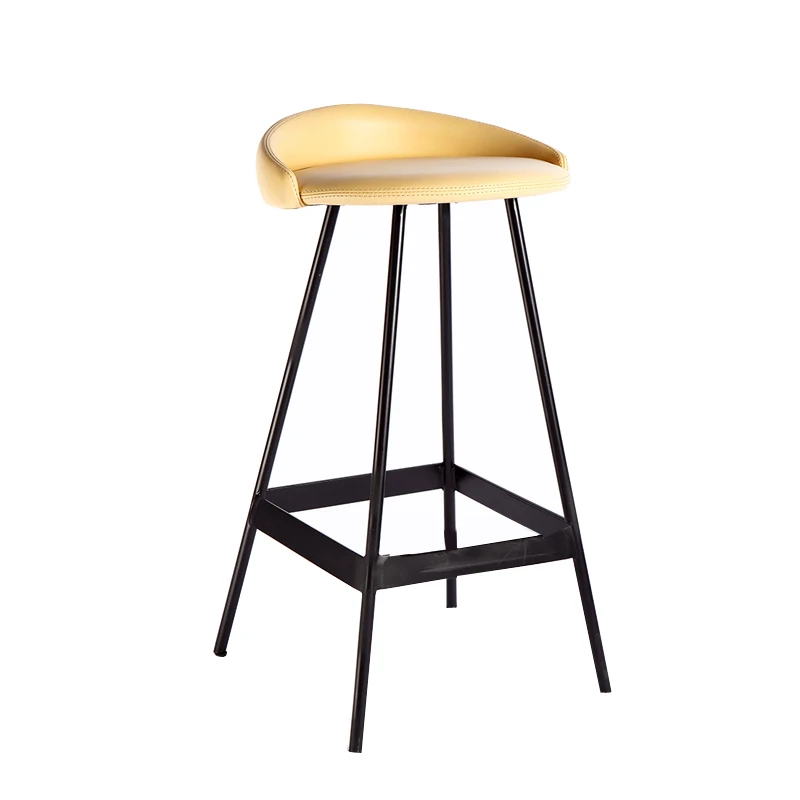 Island Dining Chair Domestic High Stool Bar Soft Leather Modern Simple Leisure sgabelli bar stool Island Dining Chair Domestic High Stool Bar Soft Leather Modern Simple Leisure sgabelli bar stool
