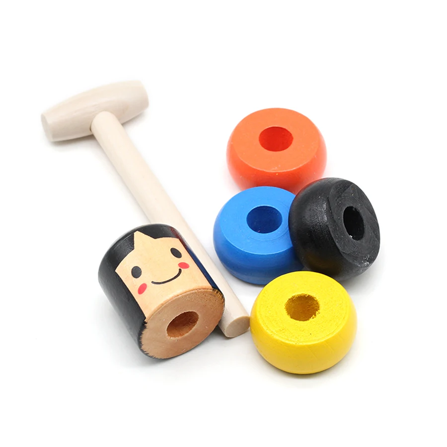 Забавная Деревянная волшебная игрушка Daruma Mr Immortal игрушка для подарок для маленького ребенка Новинка раннее образование 1 комплект
