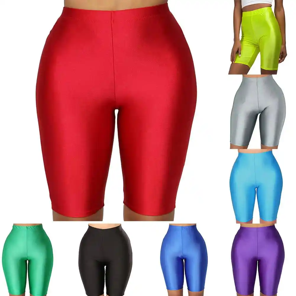 high waisted cycling shorts womens