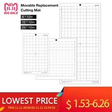 Сменный коврик для резки прозрачный клейкий коврик с измерительной сеткой 12 на 12 дюймов для силуэта Камея плоттер машина