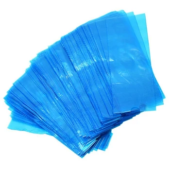 

200Pcs/pack Permanent Makeup Blue Disposable Tattoo Clip Cord Sleeves Bags Covers Bags Tattoo Machine Tattoo Accessory