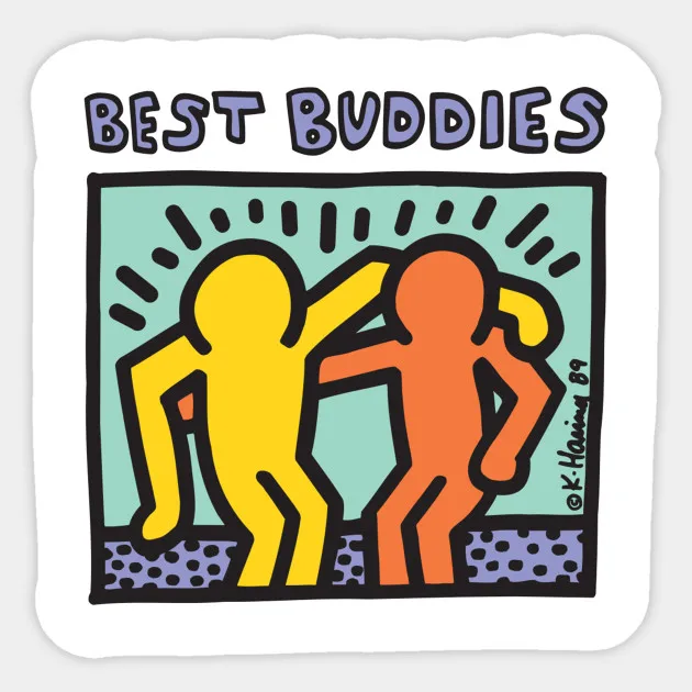 

Street Artisc keith haring Stickers For Snowboard Laptop Luggage Car Fridge Car Home Decor Sticker waterproof personality