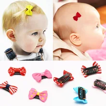 Детская безопасная заколка, Южная Корея, Детские аксессуары для волос, милая маленькая повязка на голову для младенцев, заколка-бабочка, головной убор для девочек