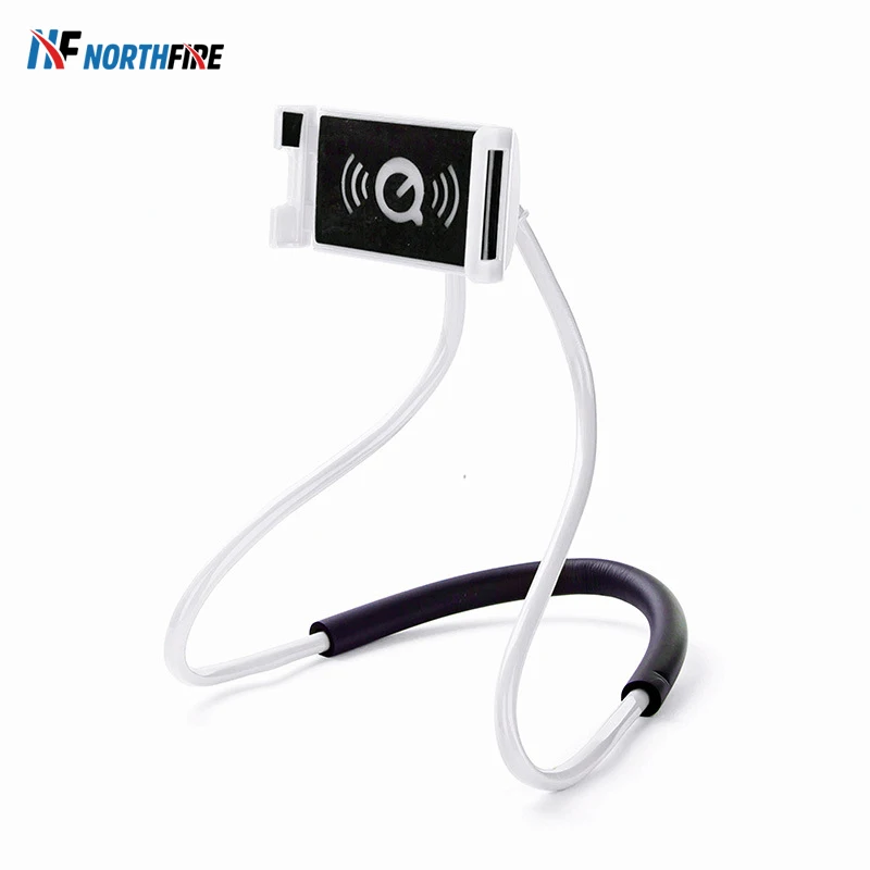 

Flexible Hanging Neck Mobile Phone Holder Lazy Necklace Support Bracket 360 Bed Seat Smartphone Holder Stand for iphone Samsung