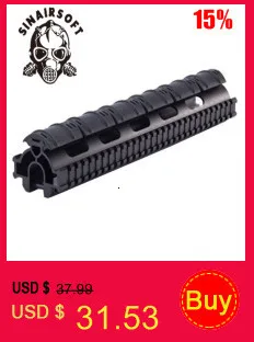 Алюминиевый Жесткий анодированный GT стиль 416 M-LOK мод Lite Handguard рельсовая система для AR AEG Airsoft M4A1 Пейнтбольный приемник коробка передач