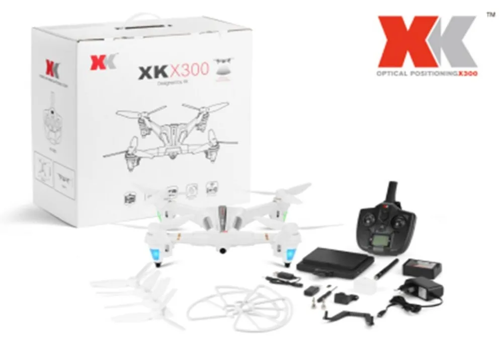 Оригинальный XK X300 F Радиоуправляемый квадрокоптер с FPV 720P монитор камеры 6 осевой