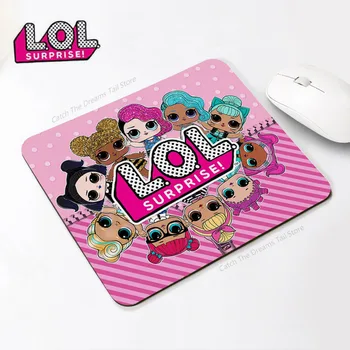

LOL Surprise Doll Mouse Pad Cute Gift 2mm Rubber Mouse Pad Table Pad Cartoon Anime Pattern Mouse Pad