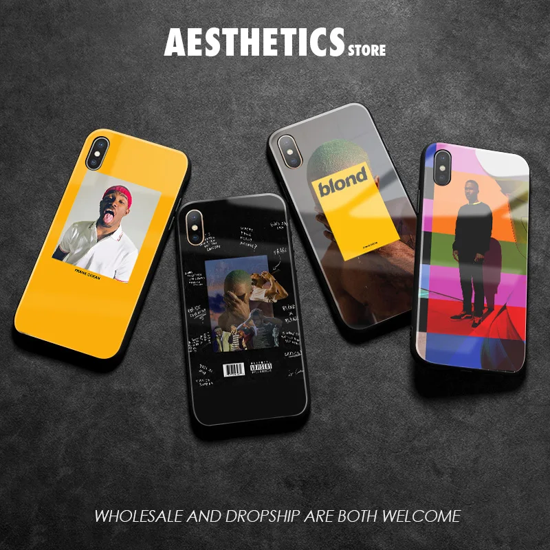 Frank Ocean Blonde rapper Coque чехол из закаленного стекла для телефона чехол для apple iPhone6 6s 7 8 Plus X XR XS 11 Pro MAX