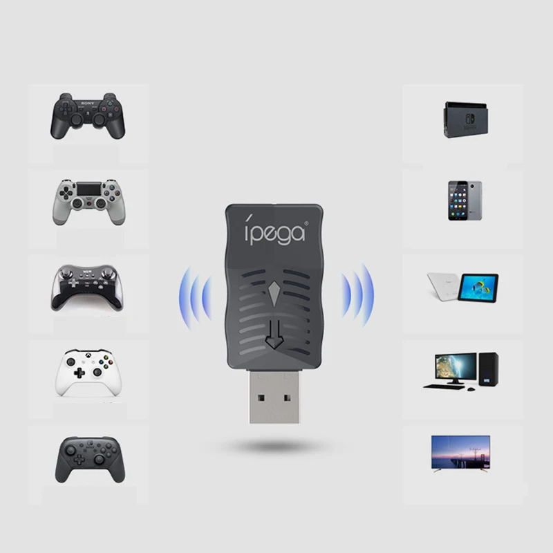 

Ipega Pg-9132 Portable Usb Wireless Bluetooth Receiver Game Controller Adapter Gamepad Converter Accessories For Ps3 Ps4 S