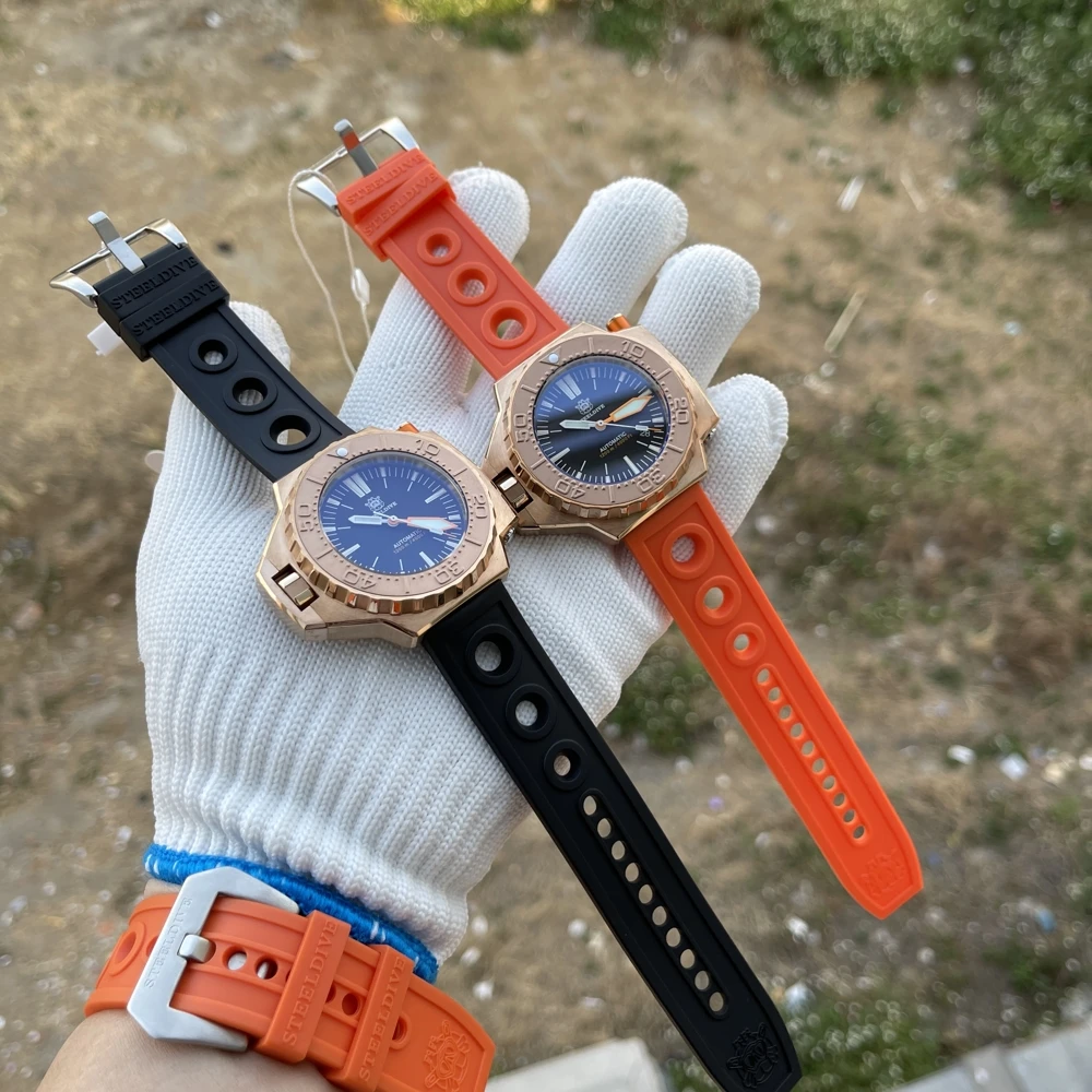 2021 New Arrival Factory Price Steeldive SD1969S 1200M Water Resistant NH35 Automatic Bi-Direction Bezel Dive Watch