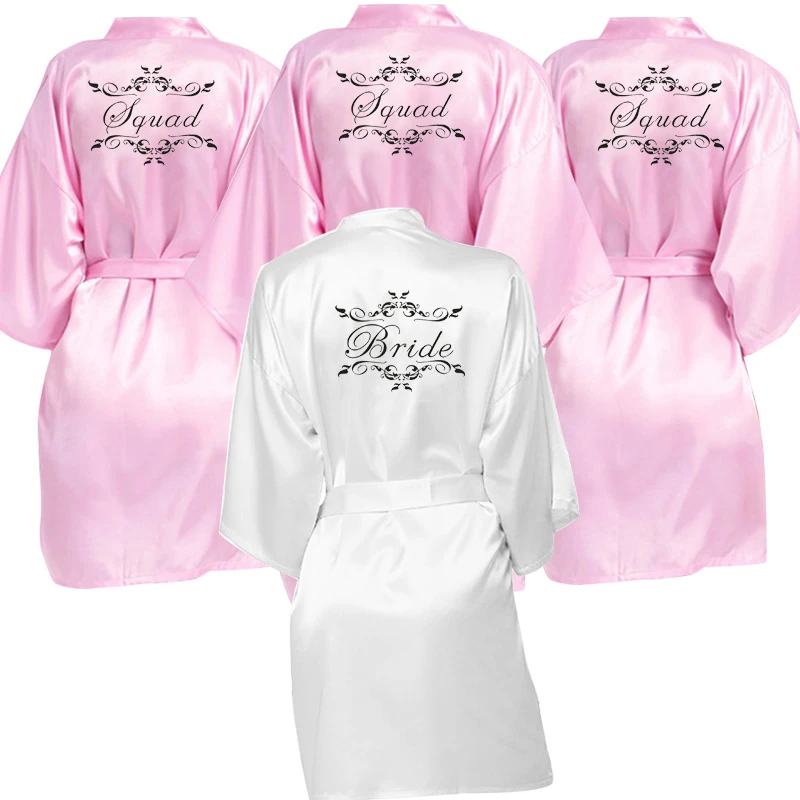 bride squad dressing gown