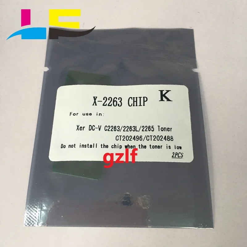 1 Набор чипов тонер-картриджей forXEROX DC-V 2265/2263 CT202496 CT202497 CT202498 CT202499