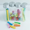 Glass Bottles Screw Top Empty Wishing Bottles 15ml 25ml 40ml 50ml 60ml Aluminium Cap Seal Jars Food Grade Bottles 24pcs 4