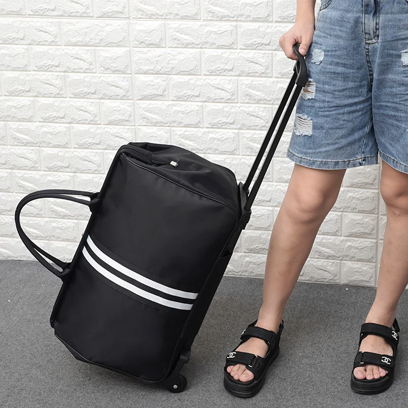 Модная водонепроницаемая сумка для багажа, толстый стильный чемодан на колесиках, багаж на колесиках для женщин и мужчин, дорожные сумки, чемодан на колесиках LGX130