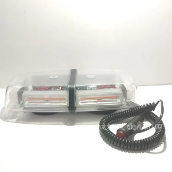 

6 COB Auto Car LED Roof Top Emergency Warning Strobe Light Bar Strobe Flashing Light 12V Amber Yellow Red White Blue