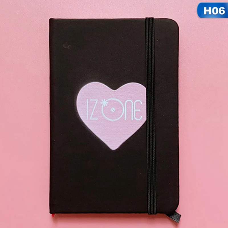 BLACKPINK Got7 два раза TXT 17 блокнот ПУ школьные принадлежности тетрадь мультфильм Pocketbook подарки - Цвет: H06
