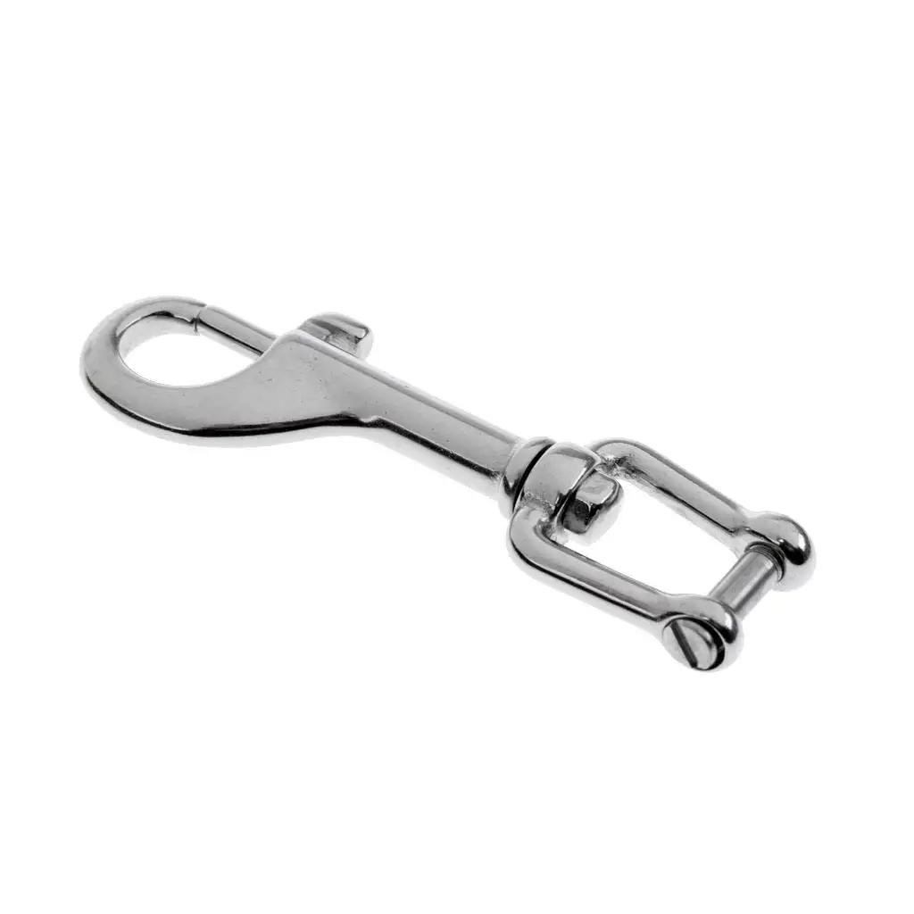 Hook Fastener Clip Dog Clasps Carabiners Swivel Stainless Steel - 8.5x2.3cm | Автомобили и мотоциклы