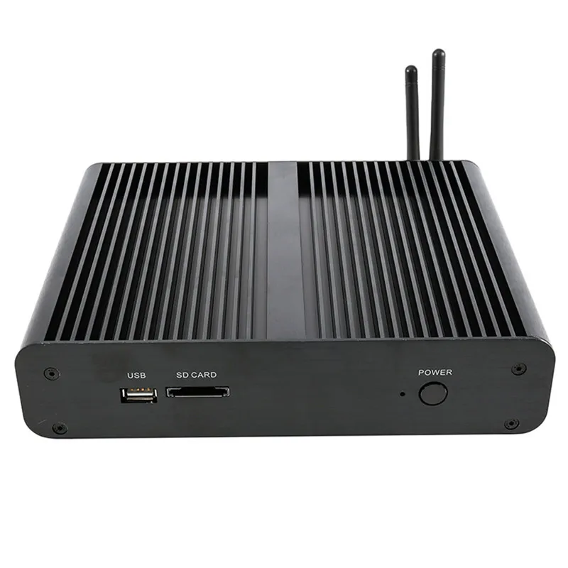 Мини-ПК Intel Core i7 8550U 7500U Windows10/Linux Dual-DDR4 4K HD дисплей Pro WiFi безвентиляторный бесшумный