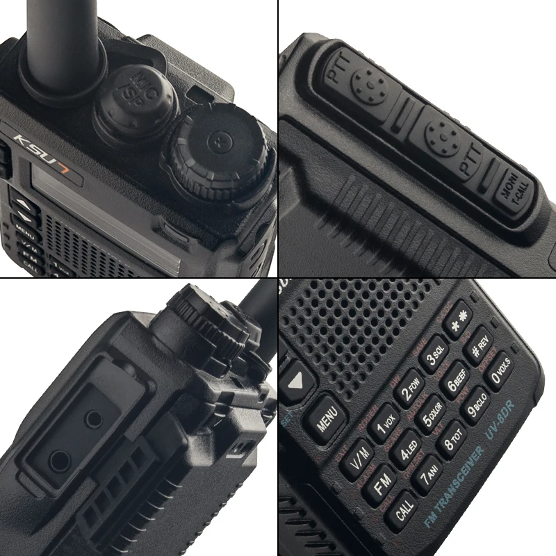 10W Walkie Talkie Long Range Tri-band Dual Antenna Dual PPT Waterproof Handheld Professional Walkie-talkie Radio Transmitter 2