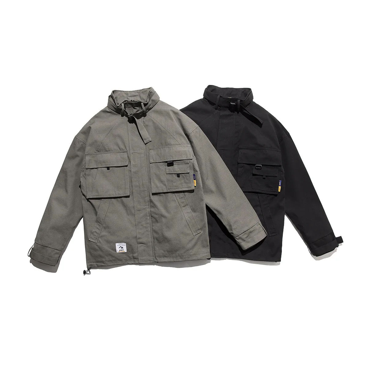 

2019 New Style Japanese-style Popular Brand Coat Men's Autumn And Winter Stand Collar Tooling Jacket Men's on Clothes Men'S Wear