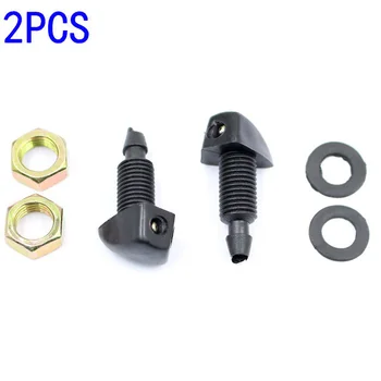 

2Pcs Universal Windscreen Washer Jet Water Spray Nozzle For Vehicle Most Car Top