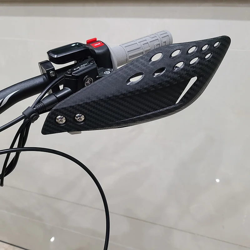 Carbon Fiber Patterned Hand Guards Protectors Suitable for Universal Motorcycles . Modified Steering Handlebar Cover of Bike
