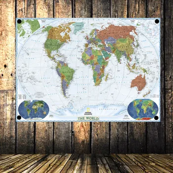 

World map autical map\travel map Large Vintage Poster Banner Flag Tapestry HD Senior Art Cloth Painting Wall Chart Home Decor