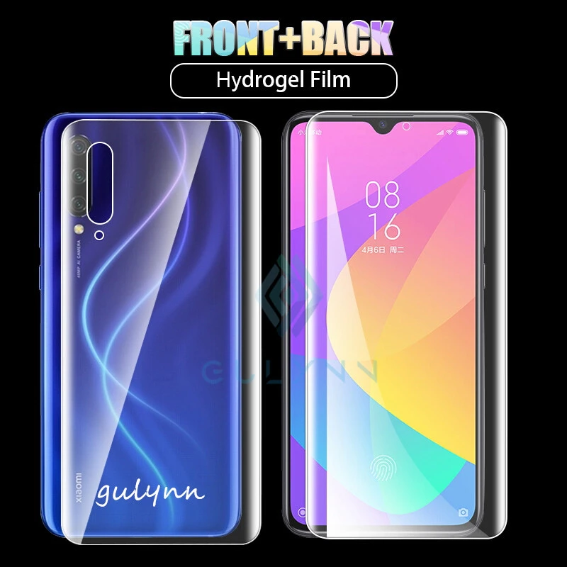 

97D Front & Back Full Cover Hydrogel Film For Xiaomi Redmi 7A Note 8 7 5 K20 Pro Mi 9T 8 Lite 9 CC9E A1 A2 Screen Protector Film