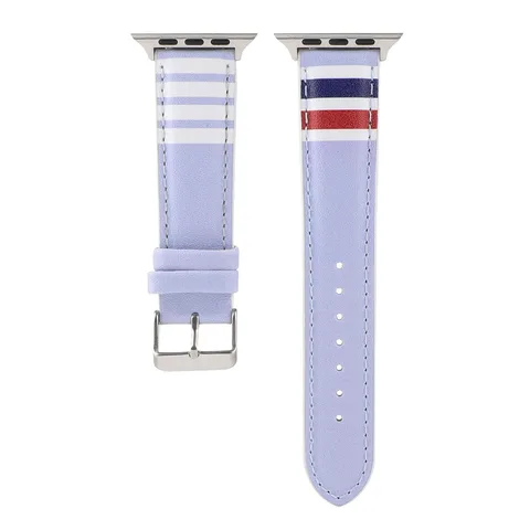 Mickey Minnie Donald Duck Leather Strap For Apple Watch Band 41mm 45mm 44mm 38mm 40mm Bracelet iWatch Series 7 SE 6 5 4 3