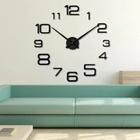 AliExpress EBay Hot Selling Ultra Large Size Creative DIY Wall Clock Living Room Modern Cool Art Wall Clock Quartz Clock