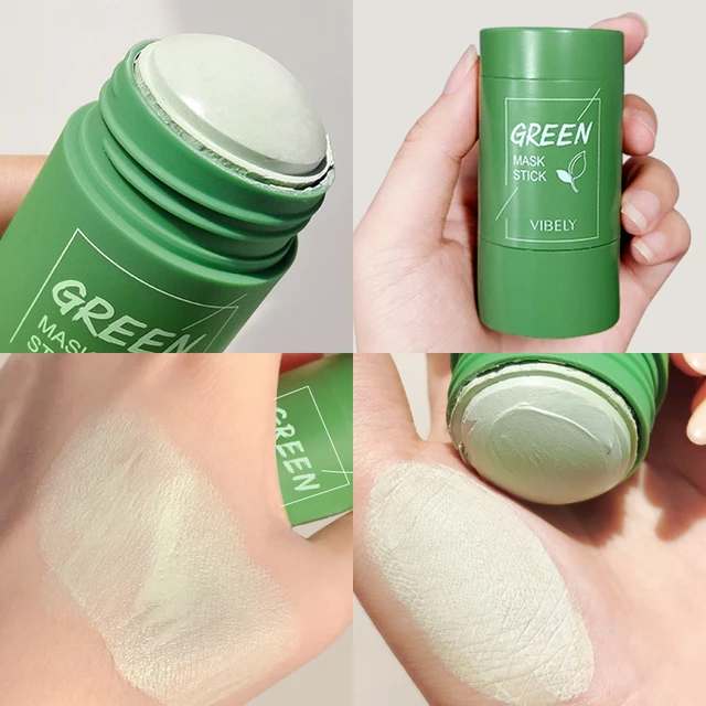 Green Tea Cleansing Mask Green Mask Stick Deep Cleansing Moisturizing  Oil-control Whitening Mask Purifying Clay Stick Mask - AliExpress