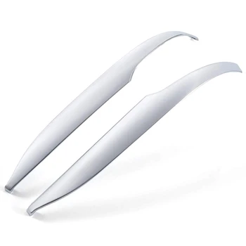 

2Pcs ABS Chrome Rearview Side Mirror Cover Trim Decorative Strip Side Rearview Mirror Trim Cover for Toyota Highlander 2015 2016