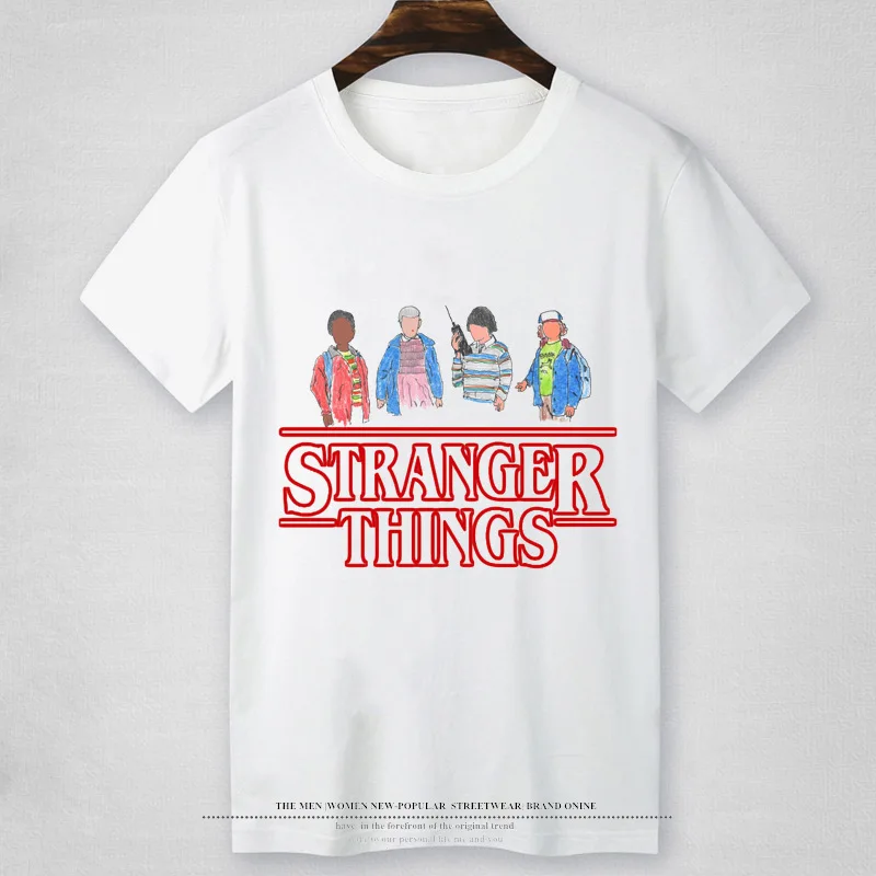 Новинка 2019 года! Новые модные мужские футболки с надписью &quotStranger Things Inspired&quot для