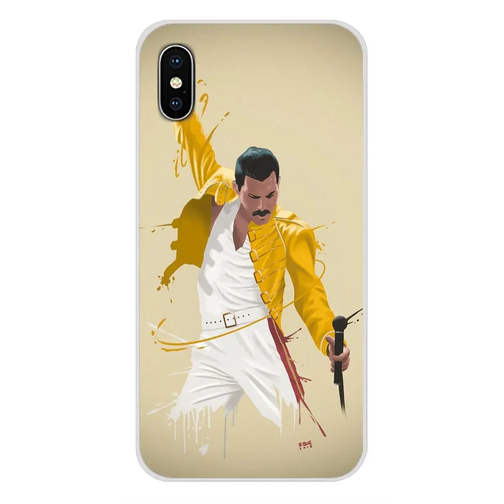 Прозрачные мягкие чехлы для Xiaomi Mi4 Mi5 Mi5S Mi6 Mi A1 A2 5X 6X 8 9 Lite SE Pro Max Mix 2 3 2S Freddie Mercury